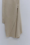 Marc le bihan long net eye skirt 2752 tilleul